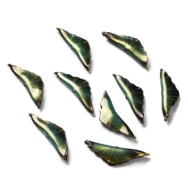 Leaf Opaque Acrylic Beads, for DIY Jewelry Making