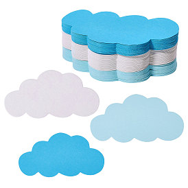 320шт. 3 цвета, форма облака, пустая доска объявлений, оформление класса