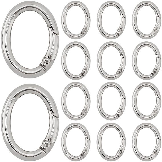 20пружинные кольца из цинкового сплава, овальные