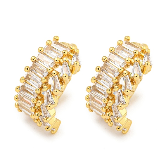 Серьги-манжеты из циркония, для женщин