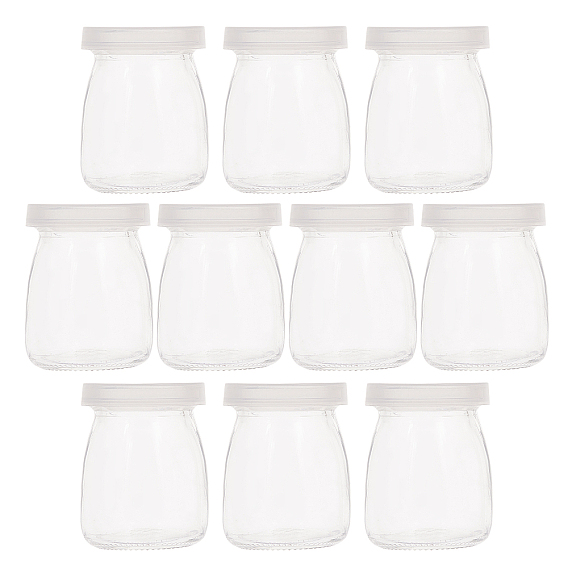 Glass Bottles, with Plastic Cover