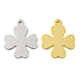 925 Sterling Silver Clover Charms, with 925 Stamp