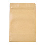 Resealable Kraft Paper Bags, Resealable Bags, Small Kraft Paper Stand up Pouch, with Window
