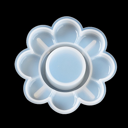 Flower/Paw Print/Snowflake Candle Holder DIY Silicone Molds, Candlestick Molds, Resin Plaster Cement Casting Molds