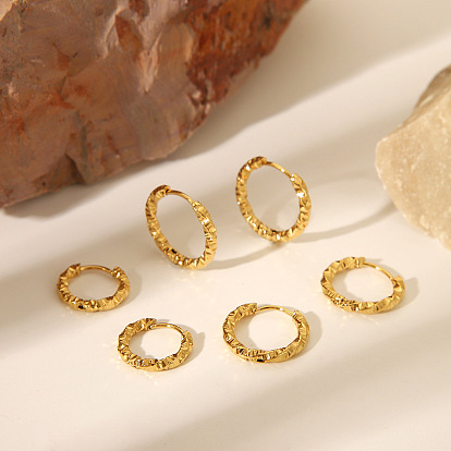 304 стальные скрученные серьги обруча нержавеющей