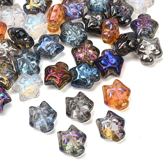 Electroplate Glass Beads, Fox