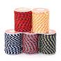 4-Ply Polycotton Cord Metallic Cord, Handmade Macrame Cotton Rope, for String Wall Hangings Plant Hanger, DIY Craft String Knitting