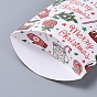 Christmas Gift Card Pillow Boxes, for Holiday Gift Giving, Candy Boxes, Xmas Craft Party Favors