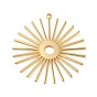 Brass Pendant, Real 18K Gold Plated