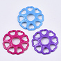 Opaque Acrylic Filigree Joiners Links, Flower