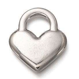 304 подвески из нержавеющей стали, сердце замок