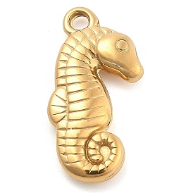 Ионное покрытие (ip) 304 подвески из нержавеющей стали, форма морской лошади