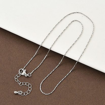 1Мм латунные цепочки Boston Link для женщин, стойки покрытие, долговечный, без свинца и без кадмия