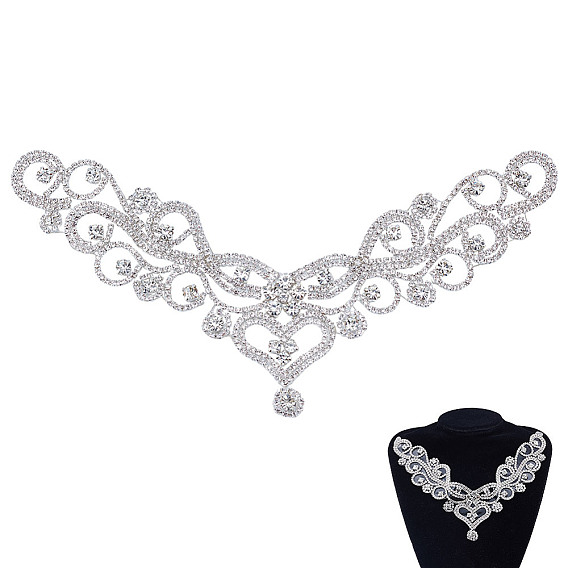 Аппликации с цветами и стразами, термоаппликации, аксессуары для украшения из стеклянных стразов, для украшения костюма из обуви своими руками