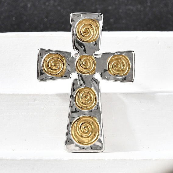 304 из нержавеющей стали манжеты кольца, спиральный крест, ионное покрытие (ip)