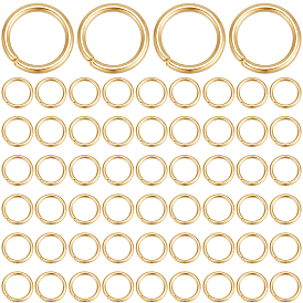 300 шт. 304 открытые соединительные кольца из нержавеющей стали, круглые кольца
