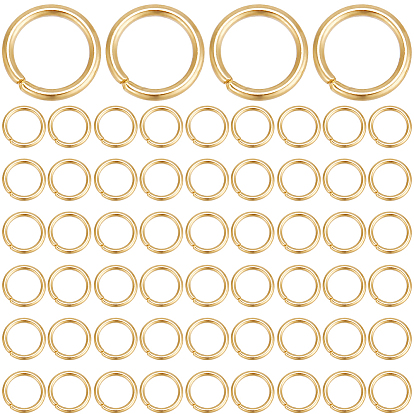 300 шт. 304 открытые соединительные кольца из нержавеющей стали, круглые кольца