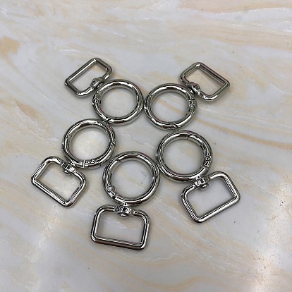 Застежками сплава поворотные, для сумок и чемоданов, кольцо