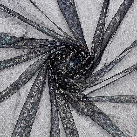 Полиэфирная ткань с цветочным узором, аксессуары для изготовления одежды