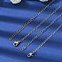 2мм женские 304 цепочки из нержавеющей стали, ионное покрытие (ip)