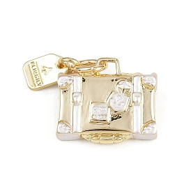 Латунные подвески, подвески для багажа, с целью перехода в кольце