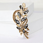Alloy Brooches, Rhinestone Pin, Jewely for Women, Ear of Wheat