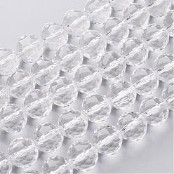 Glass Bead Strands, Faceted, Round