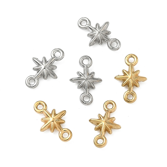 304 звездообразные звенья из нержавеющей стали, подвески-соединители гексаграммы, ионное покрытие (ip)