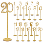 Number 1~20 Wood Table Place Card, for Wedding, Restaurant, Birthday Party Decorations