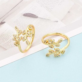 Манжеты из латуни с микро паве кубический цирконий для женщин, лист