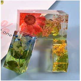 Кубовидные силиконовые формы, для эпоксидной смолы, диорама, сушеный цветок, поделки из насекомых