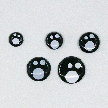 Craft Plastic Doll Eyes, Stuffed Toy Eyes, Flat Round