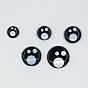 Craft Plastic Doll Eyes, Stuffed Toy Eyes, Flat Round