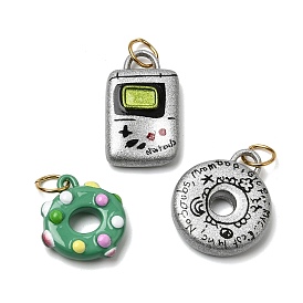 Печать 304 подвески из нержавеющей стали, золотые