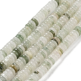 Chapelets de perles en jade naturel, rondelle