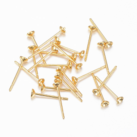 304 Stainless Steel Stud Earring Settings