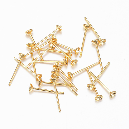 304 Stainless Steel Stud Earring Settings