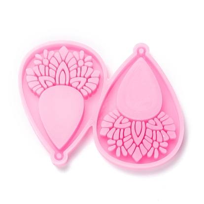 Moules en silicone de qualité alimentaire pendant, pour confection de boucles d'oreilles, outils de cuisson, pour la décoration de gâteau de bricolage, chocolat, moule à bonbons, larme