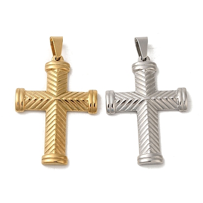 304 Stainless Steel Pendants, Corss Charm