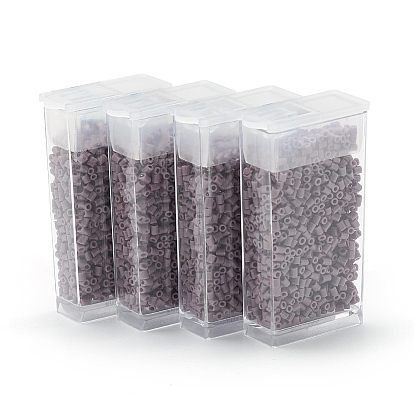 Стеклянные бусины matsuno mgb, japanese bugle beads, непрозрачное стекло круглое отверстие rocailles bugle beads