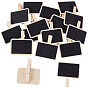Mini Chalkboards with Wooden Clips