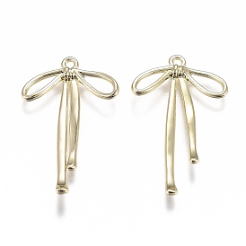 Alloy Jewelry Pendants, Bowknot