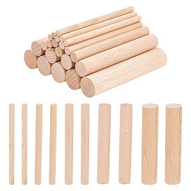 50шт 5 стильные палочки из цельного бука, штифты, колонка