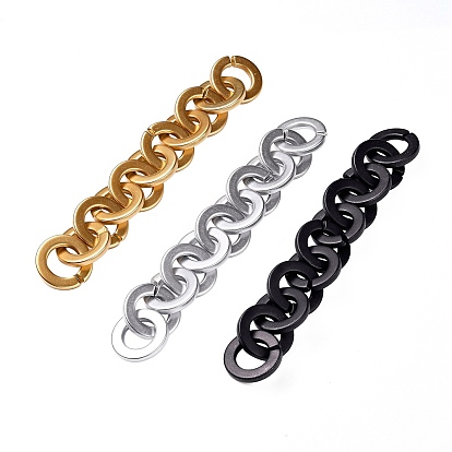 3 прядей 3 цвета ручной работы из акриловых акриловых цепочек, окрашенных аэрозольной краской., несварные