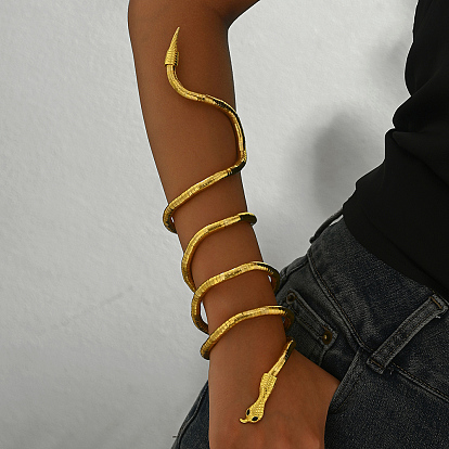 Железные браслеты в форме змеи в европейском и американском стиле для женщин