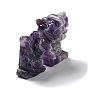 Natural & Synthetic Gemstone Carved Dragon Figurines, for Home Office Desktop Feng Shui Ornament