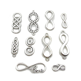 Infinity Alloy Connector Charms & Pendants Findings Kits