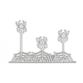 Halloween Carbon Steel Cutting Dies Stencils, for DIY Scrapbooking/Photo Album, Decorative Embossing DIY Paper Card, Spider