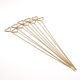 Iron Floral Picks, Card Holders, for Weddings, Birthday Parties, Events, Decorations, Heart