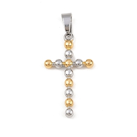 304 подвески из нержавеющей стали, крестик, ионное покрытие (ip)